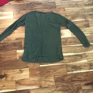 Tunic length sweater